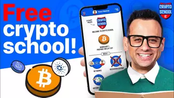 LEARN ABOUT BITCOIN AND CRYPTO FREE AT CRYPTO SCHOOL!  (CRYPTO 101)