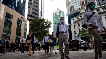 Coronavirus Strikes Heart of Singapore Financial District