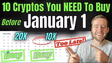 Top 10 Crypto That Could 50x! But YOU NEED TO BUY In December! ⚠️Actually Urgent⚠️