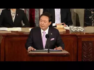 South Korean Leader Appears Before Congress