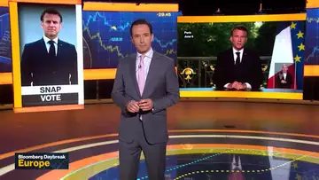 Euro Sinks as Macron Gambles on Election, Gantz Quits Israeli Government | Daybreak: Europe 06/10/24