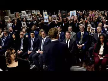 Zuckerberg Apologizes to Victims at Child Safety Hearing