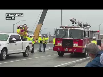 Collapsed Section of I-95 in Philadelphia Reopens