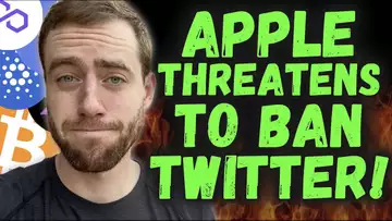 APPLE THREATENS TO BAN TWITTER FROM APP STORE! Another Bankruptcy Just Filed In Crypto!