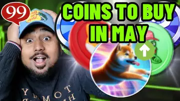 TOP 5 MEME COINS TO BUY IN MAY!! 50X YOUR MONEY!!