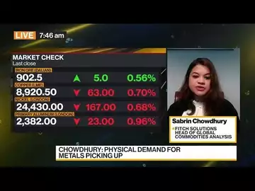 China's Recovery Path to Support Metal Prices: Fitch