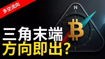 比特幣逼近三角末端︱BTC方向即將揭曉? 小心假動作!