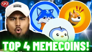 🚨 TOP 4 MEME COINS FOR AUGUST!!  PUDGY PENGUNS, TOSHI, BONK COIN! BEST CRYPTO TO BUY NOW!