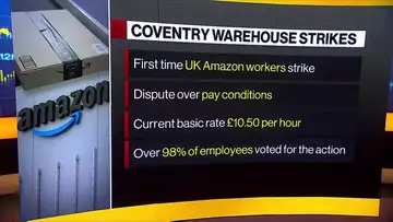 GMB Union: Amazon Workers in UK Need a Wage to Live on