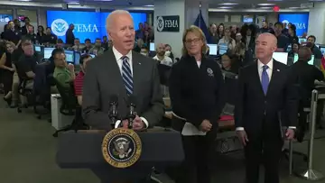 Biden Says DeSantis Is Happy With Federal Response to Hurricane Ian