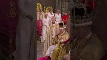 God save the King! Charles III is crowned in London #shorts
