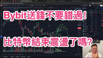 Bybit送錢不要錯過!比特幣即將結束震盪?