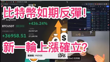 比特幣如期反彈!新一輪上漲確立?小牛來了?自然交易理論 | 交易 | 趨勢 | 行情 | 區塊鏈 |
