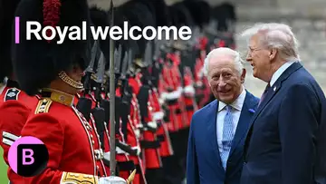 Trump Arrives at Windsor Castle, Meets Royals