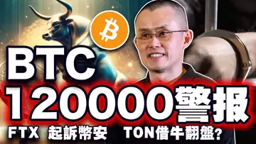 比特币飙升12万拉响警报;比特币看空还是看涨?TON生态能否借牛翻盘?FTX 再作妖起诉币安;“武汉案”重判抢币者 20241112