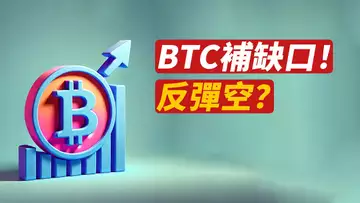 BTC反彈做空?期貨缺口補足!可以更高?
