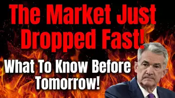 The Market Just Turned Red QUICKLY! Why You Might See Red Tomorrow And What I'm Doing!