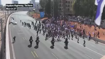 Police Clear Protesters From Tel Aviv Highway