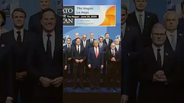 President Trump is front and center in NATO group photo #politics