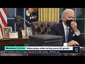 Biden Aims to Boost Federal Spending on U.S. Goods