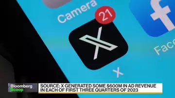 Musk’s X 2023 Ad Sales Projected to Slump to About $2.5 Billion