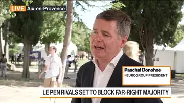 Eurogroup’s Donohoe on French Election, Public Finances
