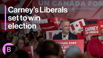 Carney’s Liberals Projected to Win Canada Election With Narrow Victory