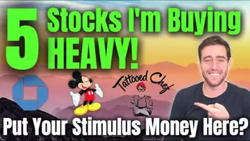 5 Stocks I'm Going To Buy Heavy! Growth Stocks To Buy With Your Stimulus Check!