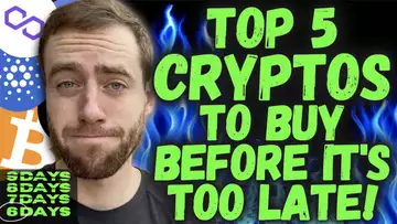 Top 5 Crypto To Buy NOW Before It's Too LATE! 6 Days Before MASSIVE CATALYST!