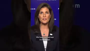 Nikki Haley says Trump should not side with a “thug” like Russia’s Putin #politics #shorts