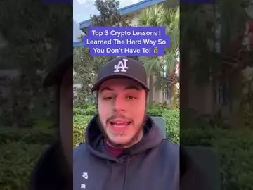 TOP 3 CRYPTO LESSONS I LEARNED THE HARD WAY!