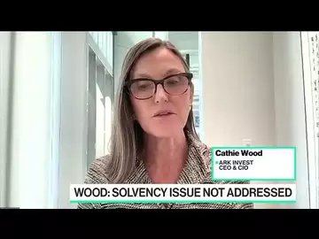 Cathie Wood on Bank Turmoil, Bitcoin and Strategy
