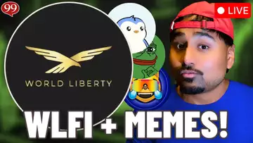 WLFI TOKEN LAUNCH DATE AND NEWS! PLUS FINDING 100X MEMECOINS LIVE!!