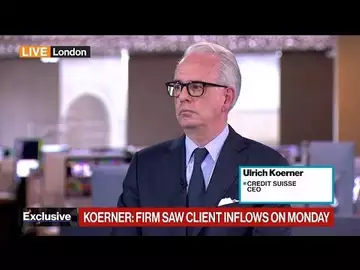 Credit Suisse Saw Client Inflows on Monday, CEO Says
