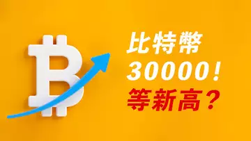 比特幣30000!新高一步之遙,到不到?之後呢……