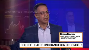 No Equity 'Valuations Tailwind' in 2024 Despite Rate Cuts, UBS Says