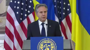 Blinken Says Ukraine Is Not Alone