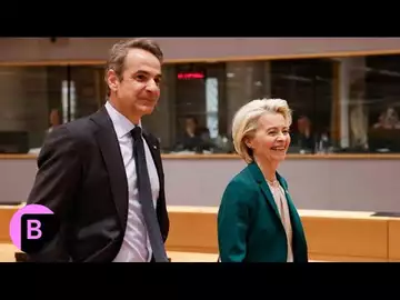 Greek PM Says He's Confident von der Leyen Will Obtain Majority