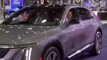 Biden Goes for a Drive at Auto Show