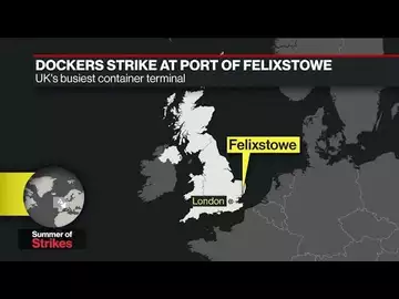 2,000 Dockers Strike at UK's Largest Container Port