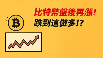 BTC盤後再漲!跌到哪做多?ETH可能這麼走……