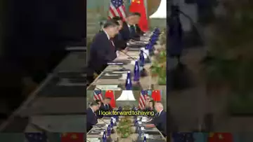 Inside Biden’s summit with #china’s Xi #politics #shorts