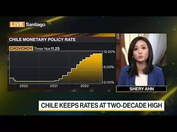 Chile Central Bank Keeps Key Rate at Two-Decade High