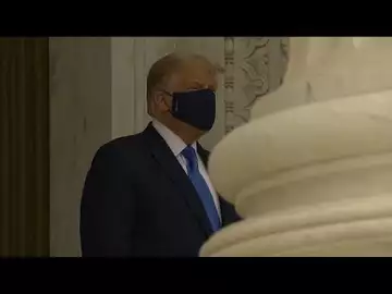 Watch: Trump Gets Booed While Visiting Casket of Justice Ginsburg