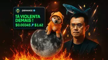 DOG GO TO THE MOON ISSO MOSTRA QUE UM LUCRO VIOLENTO SE ENSAIOU