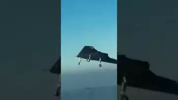 Watch — Turkey's secretive ANKA-3 stealth drone takes flight #politics #war #technology #shorts