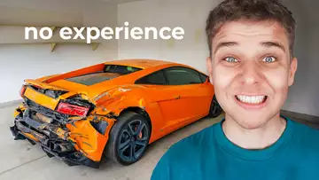 I Rebuilt a Crashed Lamborghini in My Garage