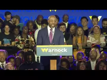 Democrat Warnock Speaks After Georgia Senate Race Victory