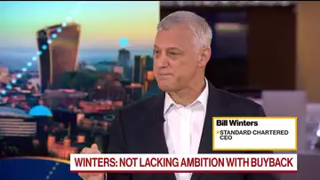 StanChart CEO Winters Says He's 'Not Happy' With Share Price at All