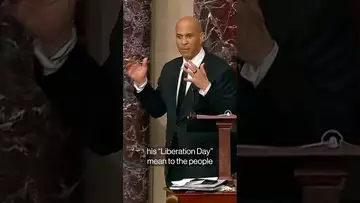Cory Booker speaks on Senate Floor for Over 24 Hours